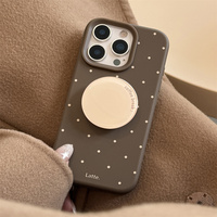 Mignon Mode Polka Dot Esthétique Conception Antichoc TPU Téléphone Cas pour iPhone 17 16 Pro Max avec Support Mobile Couvre pour Filles