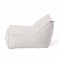 Bestbewertetes Bodensofa Flauschiges Sofa Weißes Relaxsofa für Studierzimmer und Balkon