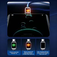 Nouveau câble de charge rapide double Type-C PD100W à arrêt automatique IA 2026 pour téléphones, tablettes et consoles de jeux