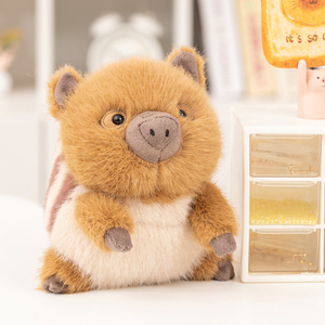 Peluche réaliste de <span class=keywords><strong>sanglier</strong></span> mignon, <span class=keywords><strong>figurine</strong></span> de couple, animal de la forêt, jouet compagnon pour enfants - Product Image 3