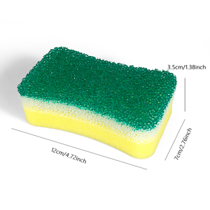 <span class=keywords><strong>Spugna</strong></span> per Lavaggio Piatti a Doppio Strato con Filtro Adesivo Gradiente, Schiuma Ricca e Assorbente per Cucina - Product Image 6