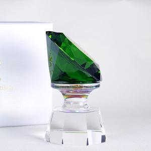 Trophée de diamant en verre de cristal K9, gravure, peinture couleur, médailles de diamant, coupe pour les cadeaux de film d'affaires, nouveauté - Product Image 5
