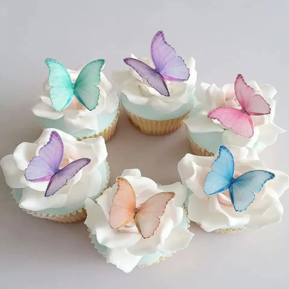 Flores Comestibles Para Tartas MILIYUKI 13 Adornos De Mariposa Para Tartas, Adornos 3D Para Cupcakes Para Niñas Y Cumpleaños De Mujeres (azul Verdoso Decoración Comestible Para Tartas Flores Comestibles Para Tartas MILIYUKI 13 Adornos De Mariposa Para Tartas, Adornos 3D Para Cupcakes Para Niñas Y Cumpleaños De Mujeres (azul Verdoso Decoración Comestible Para Tartas