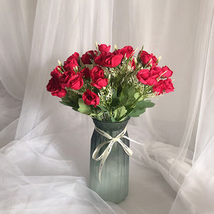 MSFAME Usine En Gros <span class=keywords><strong>Pas</strong></span> <span class=keywords><strong>Cher</strong></span> Fleurs En Plastique Lavable Mini Bouquet De Fleurs Rose Bush - Product Image 2