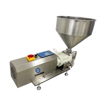 Remplisseur de sauce chili à haute viscosité de 100ml à 5L Remplisseur de miel de ketchup Machine de remplissage semi-automatique de pompe à lobes de rotor de pâte à crème