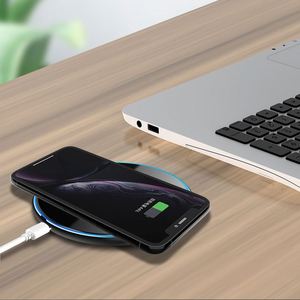 Khuyến mại cho đi món quà lưu niệm OEM 15W xách tay điện thoại di động phổ Slim vòng tròn sạc không dây pad cho <span class=keywords><strong>iPhone</strong></span> Samsung - Product Image 6