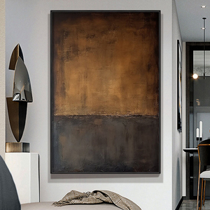 Pittura a Olio Astratta con Texture su Grande Tela Dipinta a Mano, Arte Murale Decorativa per la Casa Personalizzata all'Ingrosso, Fatta a Mano dall'Artista Mintura - Product Image 1