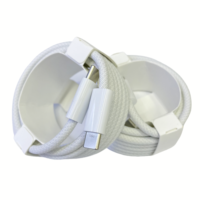 Kabel Data tipe-c ke tipe-c, kabel pengisi daya Super cepat 240W PD, kabel Data tipe-c ke USB-C, kabel pengisi daya nilon asli 2M untuk ponsel 15 16 Pro