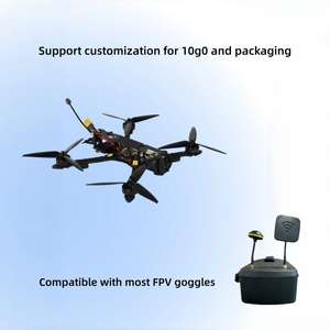 Dron de Carreras FPV de 5 Pulgadas, Marco de Fibra de Carbono Tipo X, Cámara HD de 720P, Transmisión de 10 km, ESC 4 en 1 de 55A, Motor sin Escobillas, Carga de 2 kg - Product Image 3