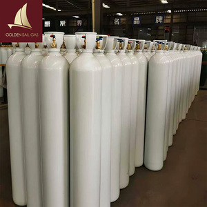 Bouteilles d'oxygène en acier sans soudure certifiées CE/ISO <span class=keywords><strong>de</strong></span> 50 L, 200 bar, 230 bar, 300 bar (blanc/bleu/noir) avec vannes personnalisables - Product Image 4