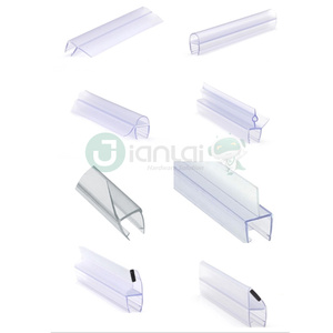 <span class=keywords><strong>Guarnizione</strong></span> in PVC per Porte Scorrevoli in Vetro Senza Telaio, Tipo H, Striscia Sigillante Morbida per Porte Doccia a Montaggio Laterale, Prezzo di Fabbrica Cinese - Product Image 6