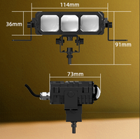 Projecteur laser à trois yeux W5S, faisceau puissant, blanc naturel, super lumineux, 20000LM, 170W, OE TS200008, 12V, éclairage pour voiture et moto