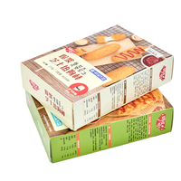 Boîte à collation pour hot-dogs et chips biodégradable et écologique sur mesure avec doublure en éponge, revêtement UV et impression avec pelliculage mat