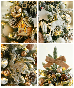 LINGKAI New Korean Style <b>Mini</b> <b>Christmas</b> <b>Tree</b> Ornaments Set for <b>Christmas</b> Decoration Shopping Mall - Product Image 6