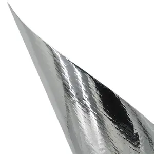Aluminum stretch film thermal barrier packing material sark insulation aluminum foil/film laminated woven fabric