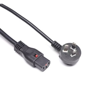 Cordon d'alimentation AC conforme à la norme IEC C15 10A 250V, câble PVC SJTOW avec prise verrouillable pour utilisation en Australie - Product Image 2