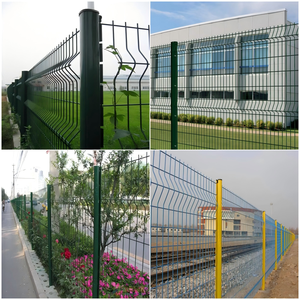 Panneau de clôture en treillis soudé 3D Peach Post, en acier traité thermiquement, revêtu de PVC, clôture de sécurité pour chantier de construction - Product Image 6