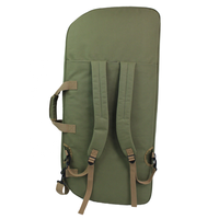 Sac à dos vert pour tir à l'arc taille personnalisée OD étui souple pour arc à poulies avec bandoulière et poche fléchée sac à dos pour arc à poulies