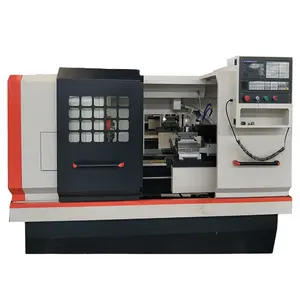 CNC torno cnc lathe machine CK6161 CK6166 CK 6180 for elevator pulley making cnc alloy wheel lathe