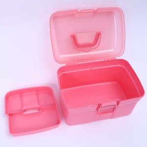 Caja Organizadora de Herramientas de Uñas de Gran Capacidad, Doble Capa, con Compartimentos, para Manicuristas - Product Image 2