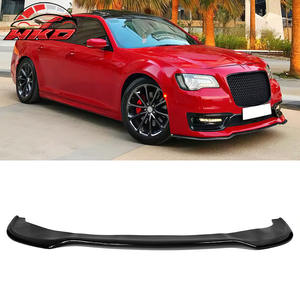 ลิ้นกันชนหน้าสำหรับ Chrysler 300 ปี 2015-2023 สปอยเลอร์ PP ชิ้นส่วนแยกส่วนสีดำเงา ดิฟฟิวเซอร์ ป้องกันกันชนหน้า - Product Image 1