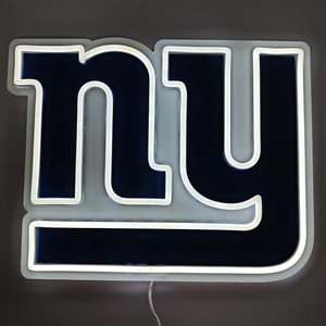 Águila NFL deportes personalizados 3D grandes cadenas de neón ventilador collar precio barato oro personalizado deportes colgantes coche decoración deportes Bling - Product Image 1