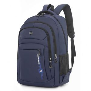 Sac à dos scolaire classique personnalisé, neuf et résistant à l'eau pour homme, avec port USB, couleur noire, pour ordinateur portable de voyage - Product Image 6