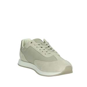 Sneakers in tela beige traspiranti con lacci Calvin Klein da uomo, alla moda - Product Image 3