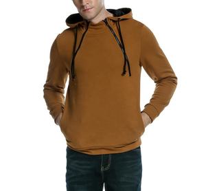 Jersey de lana de algodón a la moda de invierno para hombre, sudaderas con capucha de alta calidad, colores diferentes, dos cremalleras frontales, jerséis de nuevo estilo - Product Image 1