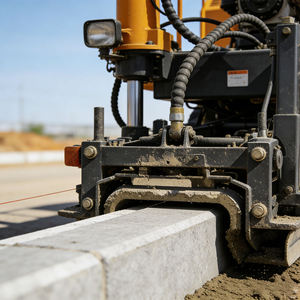 Grande machine à paver à coffrage mobile NC1800 97kW, extrudeuse de barrières en béton, largeur 3000mm, hauteur 1800mm, <span class=keywords><strong>pour</strong></span> l'embellissement routier et la réduction des coûts - Product Image 1