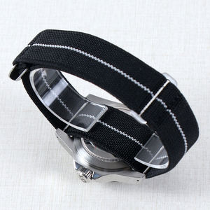 Montre vintage NH35 avec cadran personnalisé DIY, bracelet en nylon acrylique, cadran vintage, étanche 50 mètres, mouvement automatique mécanique pour homme - Product Image 5