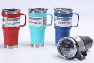 Caneca de café para viagem em aço inoxidável 30 onças Yetys Vasos com logotipo original, copo de café com tampa magnética 20 onças 30 onças