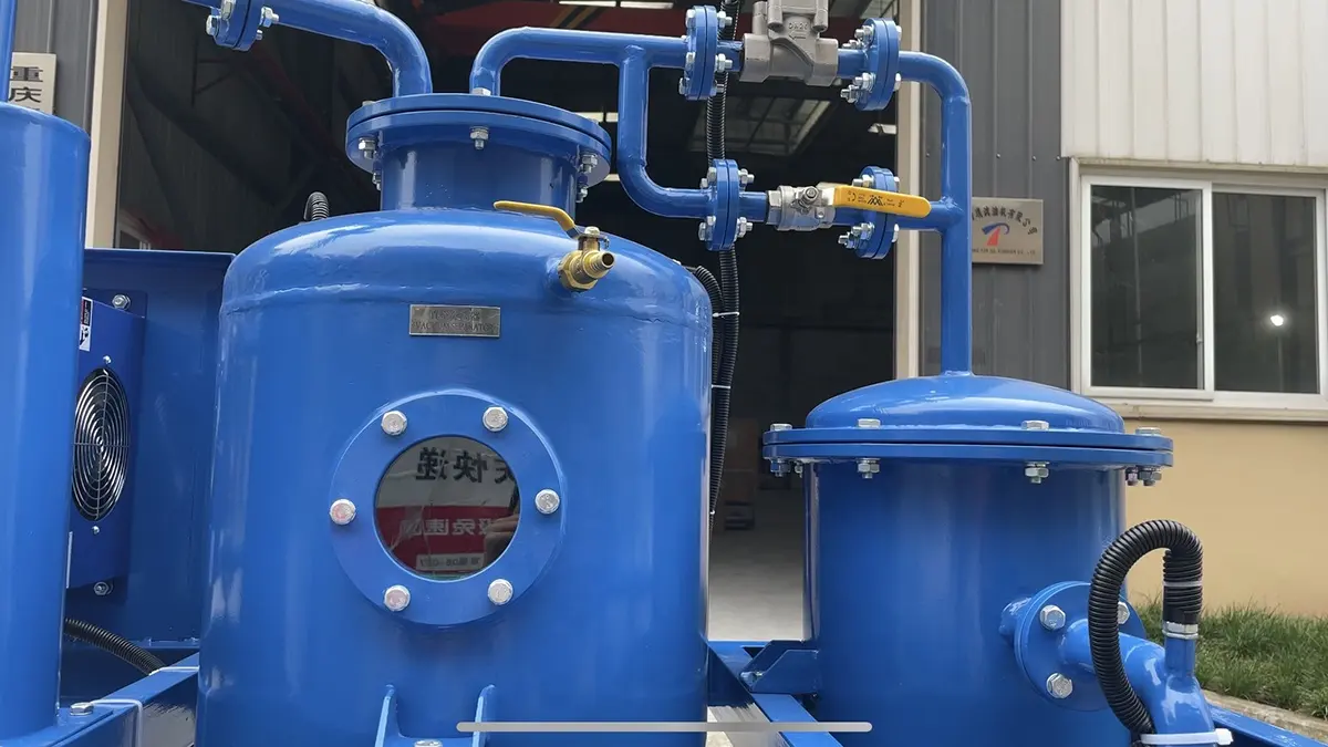 Cost-Effective Lubricating Oil Purification System Portable Oil Purifiers