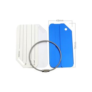 ป้ายแท็กกระเป๋าเดินทางโลหะแบบกำหนดเองพร้อมโลโก้ ป้ายแท็กกระเป๋าเดินทางอะลูมิเนียมรูปเครื่องบิน ลดราคาพิเศษ - Product Image 6