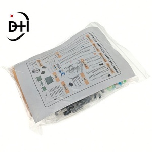Kit de componentes electrónicos DIY, surtido de resistencias, LED, triodos, condensadores, diodos, PCB, potenciómetro, resistencia variable - Product Image 6