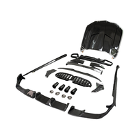 Kit de carrocería de fibra de carbono estilo LD apto para BMW F96 X6M difusor trasero de labio delantero Canards faldas laterales montaje de alta calidad