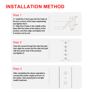 Panneau de luminothérapie <span class=keywords><strong>rouge</strong></span> ILUXRED OEM/ODM, panneau infrarouge avec support vertical, luminothérapie infrarouge pour utilisation sur tout le corps - Product Image 6