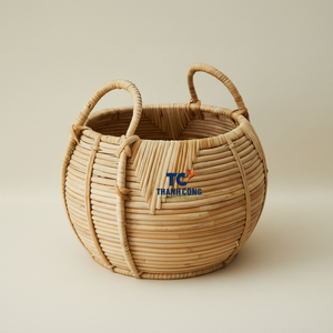 Cestas de anidación multifuncionales plegables ecológicas de ratán Maya de moda de fábrica de Vietnam hechas a mano naturales - Product Image 1