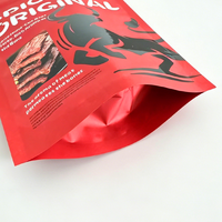 Pochette à fermeture éclair personnalisée brillante avec trou de suspension, en BOPP/VMPET/PE laminé, sans BPA, résistante à l'humidité, pour emballage alimentaire et snacks