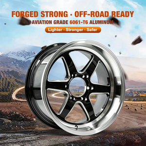 <span class=keywords><strong>ล้อ</strong></span>อัลลอยด์ <span class=keywords><strong>KSR</strong></span> Off-Road สีดำเงาขอบกลึงลาย 6 ก้าน ขนาด 16 17 18 19 20 21 22 23 24 นิ้ว สำหรับรถจี๊ปแรงเลอร์ ฯลฯ - Product Image 2