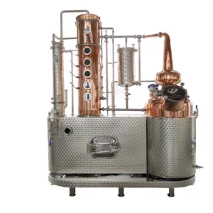 High quality wholesale supplier professional manufacture stainless fermenter distilled water machine alcohol distiller