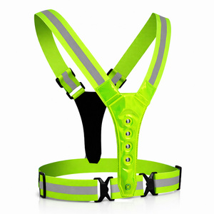 WX USB-Aufladbarer LED-Reflektierender Sicherheits-Laufgürtel mit Licht Verstellbarer Hüftgurt für Radfahren Wandern Nacht Outdoor - Product Image 3