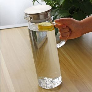 <span class=keywords><strong>Prix</strong></span> usine 1400ml couvercle <span class=keywords><strong>en</strong></span> acier inoxydable ménage verre clair refroidisseur d'eau grand jus citron <span class=keywords><strong>Pot</strong></span> boisson froide <span class=keywords><strong>Pot</strong></span> - Product Image 2