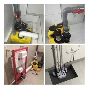 Estación de elevación de aguas residuales doble integrada, bomba de tratamiento de aguas pluviales de gran caudal y alta presión para múltiples usos - Product Image 5