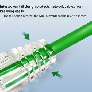 Cat6A Ultra Thin Ethernet <strong>Cable</strong> Oxygen Free Copper Network <strong>Cable</strong> 10G 2.8mm Jumper <strong>Broadband</strong> Computer High Speed Link <strong>Cable</strong> - Product Image 5