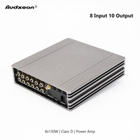 D Sınıfı Güç Amplifikatörü 8 Kanal Araç Amplifikatörü 10 Kanal DSP Maks 8x130W 31 Bant EQ OTG Fabrika Çıkışlı Yüksek Güç Kaliteli 4Ω
