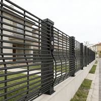 Clôture en fil métallique soudé de sécurité haute sécurité, anti-escalade, personnalisée, en acier écologique durable, 358 périmètres