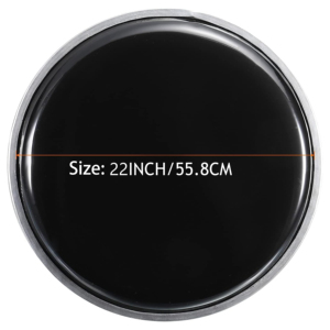 Tête de <span class=keywords><strong>grosse</strong></span> <span class=keywords><strong>caisse</strong></span> résonante noire de 22 pouces, marque N.S, accessoire d'instrument de musique haut de gamme, fabriquée en <span class=keywords><strong>film</strong></span> polyester et contreplaqué - Product Image 2