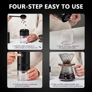 Wholesale USB Rechargeable <b>Coffee</b> with Adjustable Settings Convenient Maintenance for Enthusiasts Portability - Product Image 5