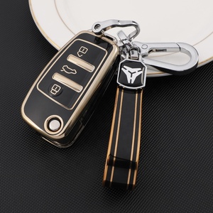 Kuvi — protecteur de <span class=keywords><strong>clé</strong></span> de voiture en TPU, étui pour <span class=keywords><strong>Audi</strong></span> <span class=keywords><strong>A3</strong></span> A4 A5 C5 C6 8L <span class=keywords><strong>8P</strong></span> B6 B7 B8 C6 RS3 Q3 Q7 TT 8L 8V S3 - Product Image 2